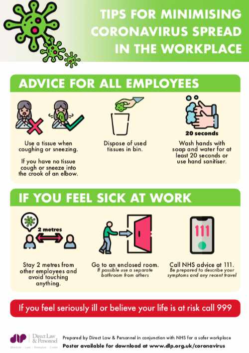 Free Coronoavirus Workplace Safety Poster